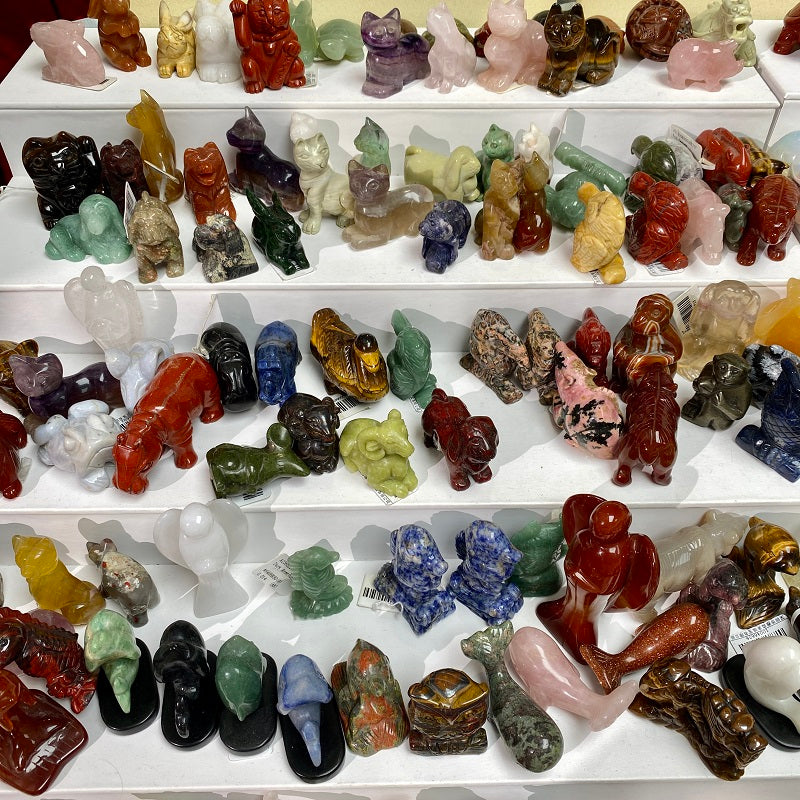 Anthony Live! Crystal Small Animal Carving (1½’’~2’’) *1pc_ Choose from Live!