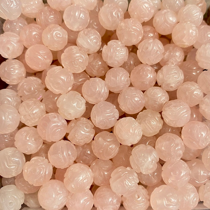 Shasha Live!【Dragon Ball】Crystal Carved Beads Bowl (By Pieces)丨Spacers String as Freebies
