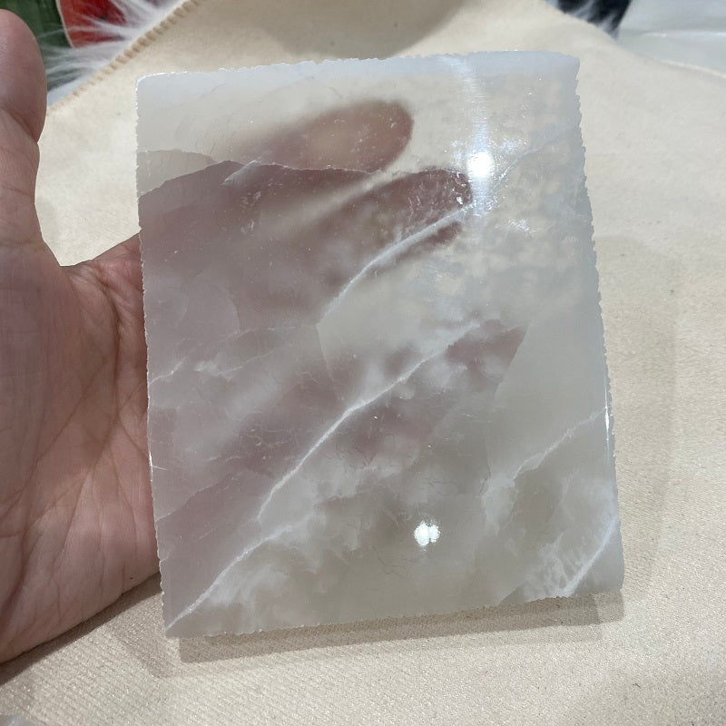 Anthony Live! Stands For Carvings -Golden Marble -Selenite
