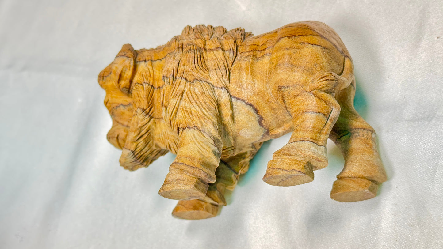 Gemstone Bufflo - Picture Jasper (Matt)