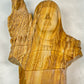 Gemstone Indian and Parrot Figure - Picture Jasper (Matt)