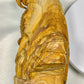Gemstone Indian and Parrot Figure - Picture Jasper (Matt)