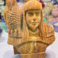 Gemstone Indian and Parrot Figure - Picture Jasper (Matt)