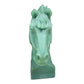 Gemstone Unique Horse Head Carving - Green Aventurine