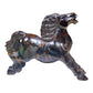 Gemstone Unique Running Horse Carving - Yellow Tiger Eye