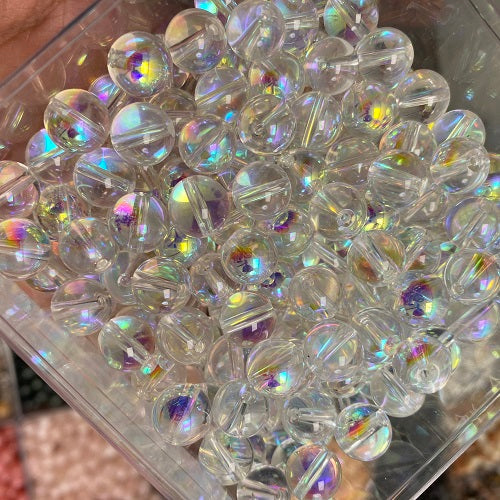 Shasha Live!【10MM】Crystal Round Beads Bowl (By piece Regular 1bowl=32pcs) | Spacers String as Freebies