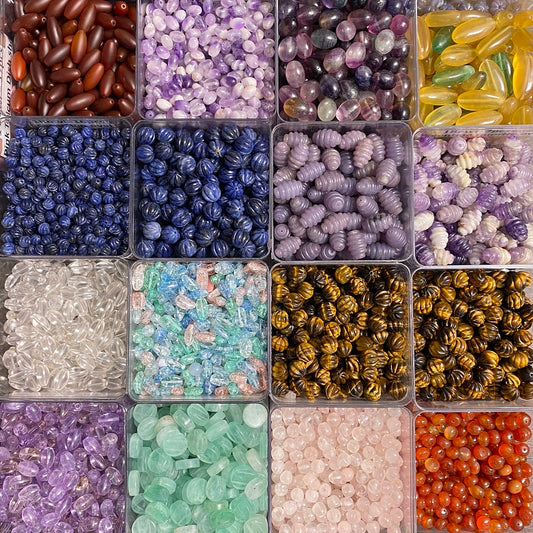 Kate Live!【Special】Crystal Beads Bowl (By Pieces)丨Spacers String 8mm Mix Sample Beads as Freebies