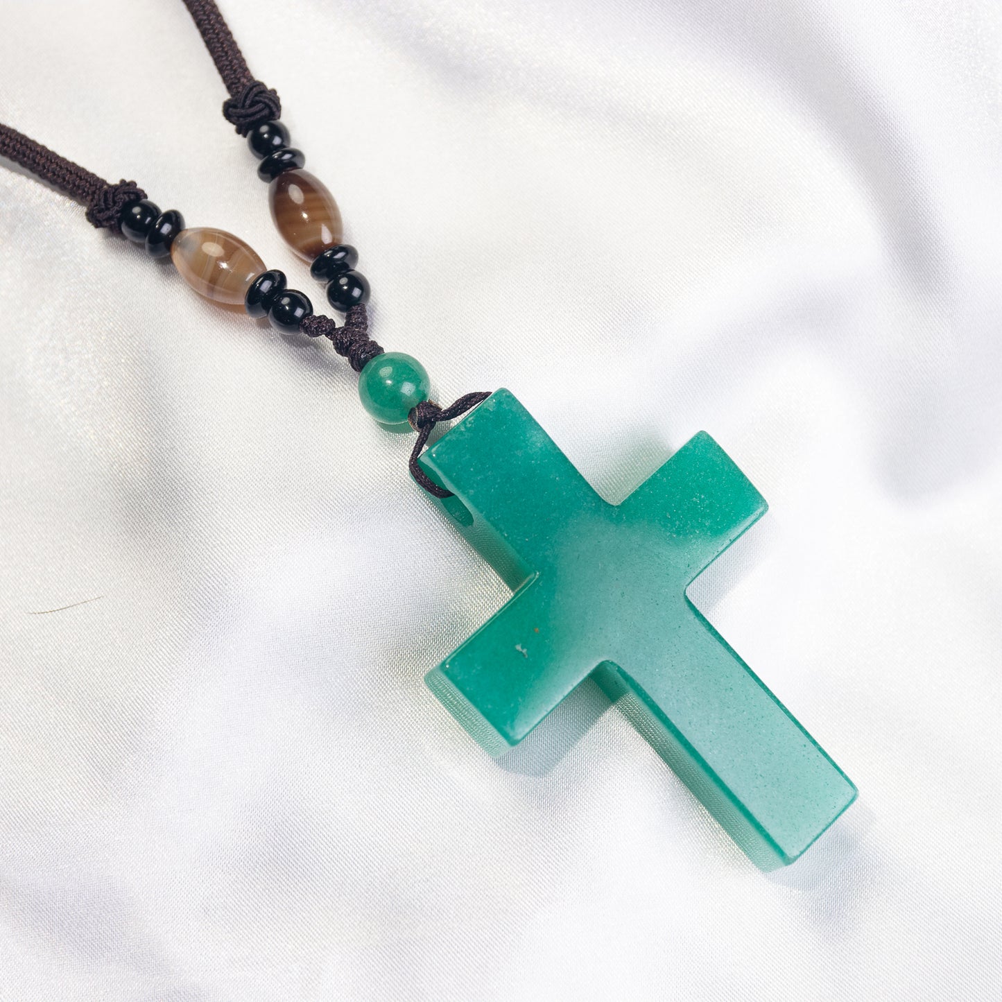 Handmade Cross Pendant Necklace - Length 14‘’