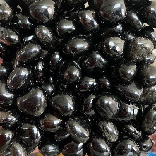 Shasha Live!【Puffy Heart Shape】Crystal Carved Beads Bowl (By Pieces) 丨Spacers String as Freebies