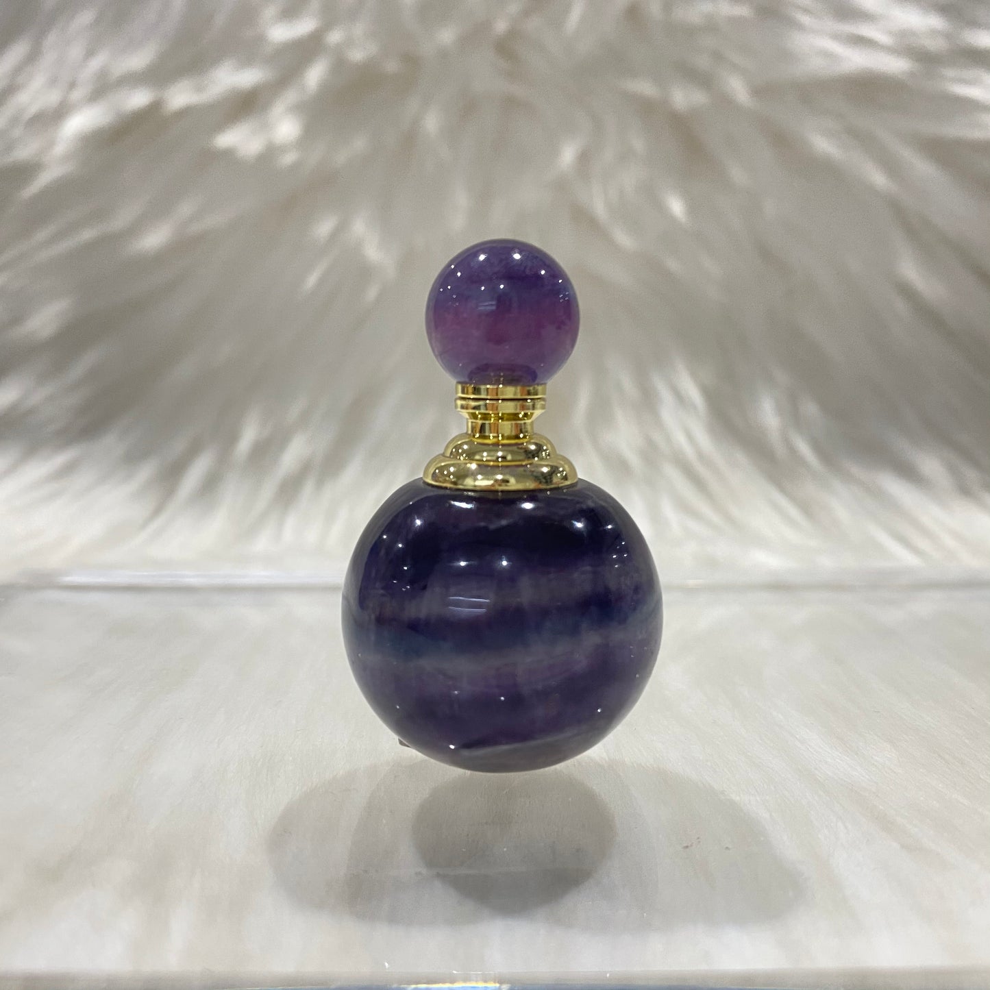 Exclusive Hand Carved Gemstone Perfume Bottle