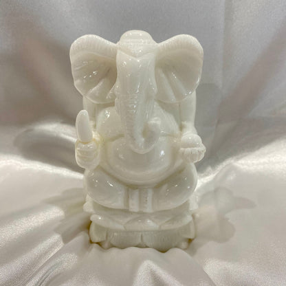 ANTHONY LIVE!-Mascot 4 Inch Gemstone Hand Carved Elephant Figurine