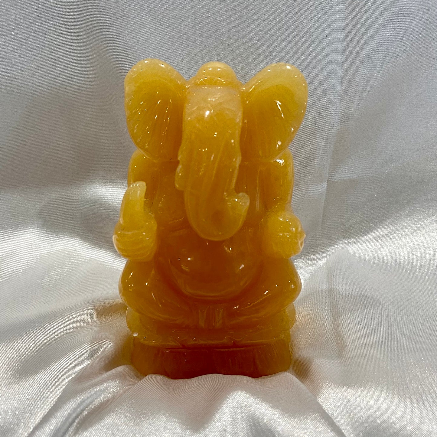 ANTHONY LIVE!-Mascot 4 Inch Gemstone Hand Carved Elephant Figurine